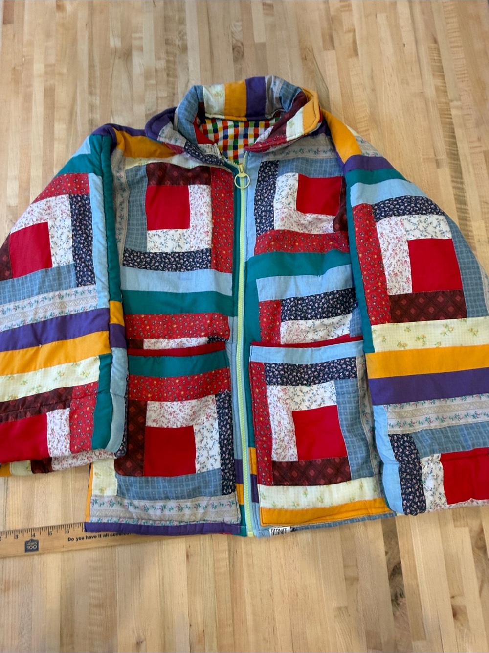 Patchwork Quilted Utility/Barn Jacket - Picture 1 of 9